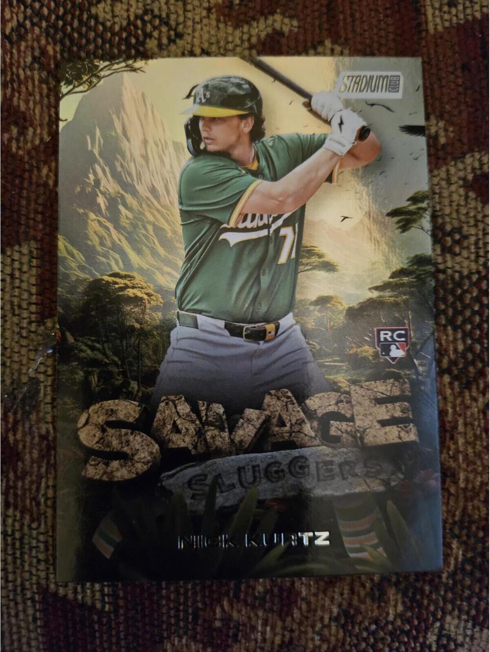 Nick Kurtz - 2025 Topps Stadium Club Savage Sluggers SS-21 ROOKIE Athletics RC